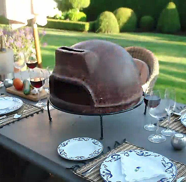 ピザ窯で本格ピザ！グリルでBBQ♪ ハンズマン